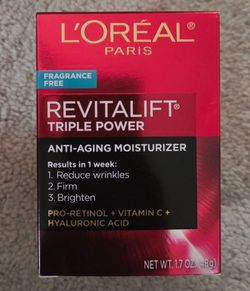 High End Moisturizer **Low Price** Loreal Revitalift anti aging Moisturizer