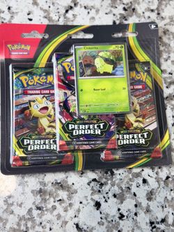 Perfect Order Pokemon 3 blisters