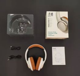 Wireless On-Ear Headphones, Up to 57H Battery Life and Speed Charge, Lightweight, Comfortable and Foldable Design, Hands-Free Calls with Voice Aware 