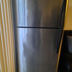 Stainless Steel Kenmore Refrigerator 