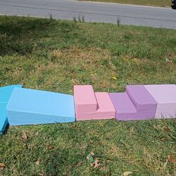 TODIBY 6 Piece Foam Climbing Blocks For Toddlers