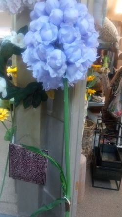New,5ft lavender blossom thick stem artificial silk