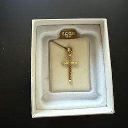 Pagoda Cross Pendant 