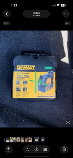 DEWALT Green Cross Line Laser DW088CG
