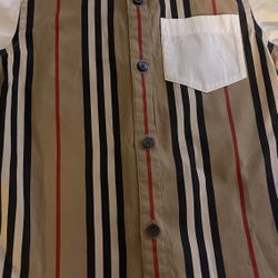 Burberry 2t Collard Shirt