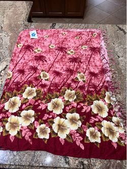 NEW NWT long Sarong 42” x 62” hibiscus collection, Hawaii women’s