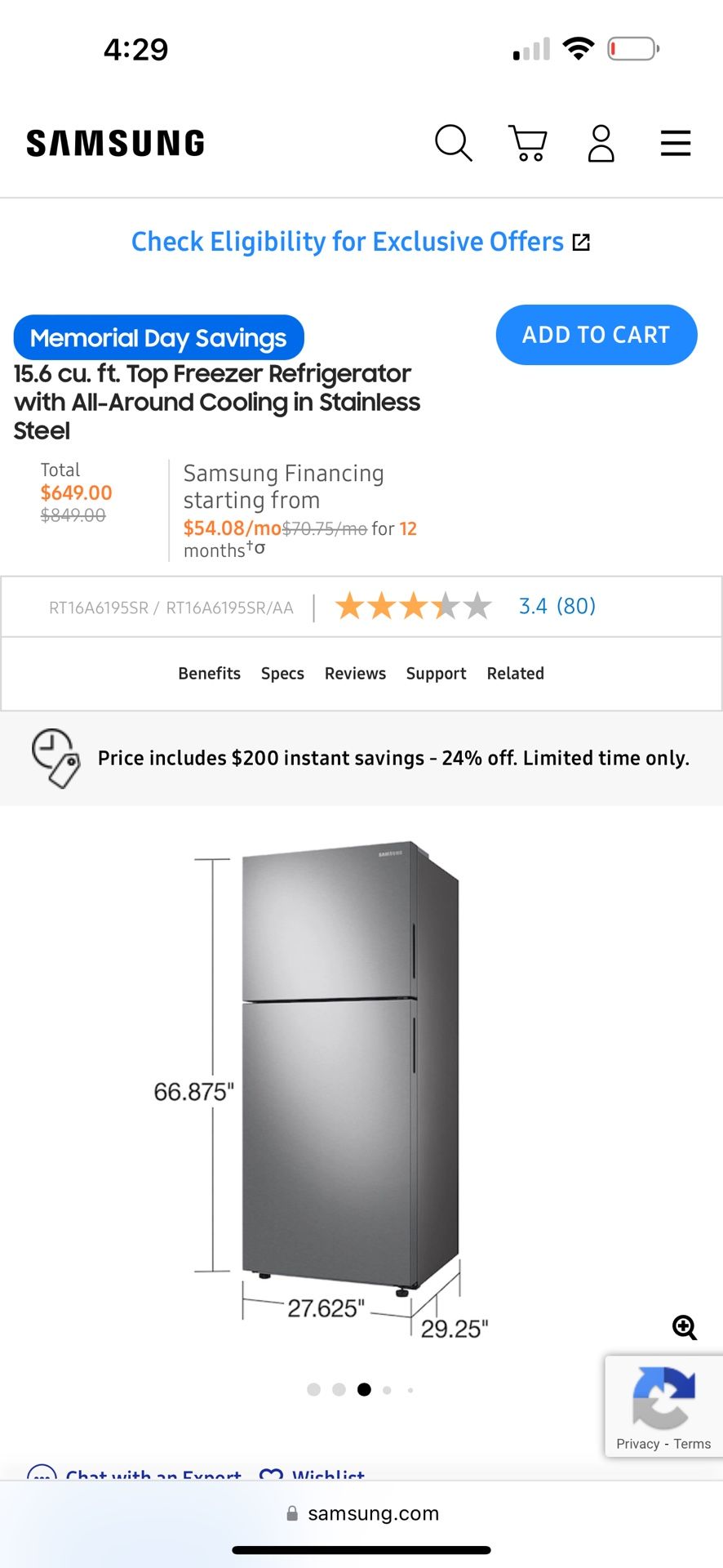 Samsung Refrigerator