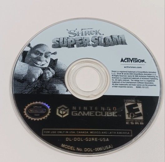 Gamecube Shrek Super Slam (Nintendo GameCube, 2005) - Disc Only, Tested, Working