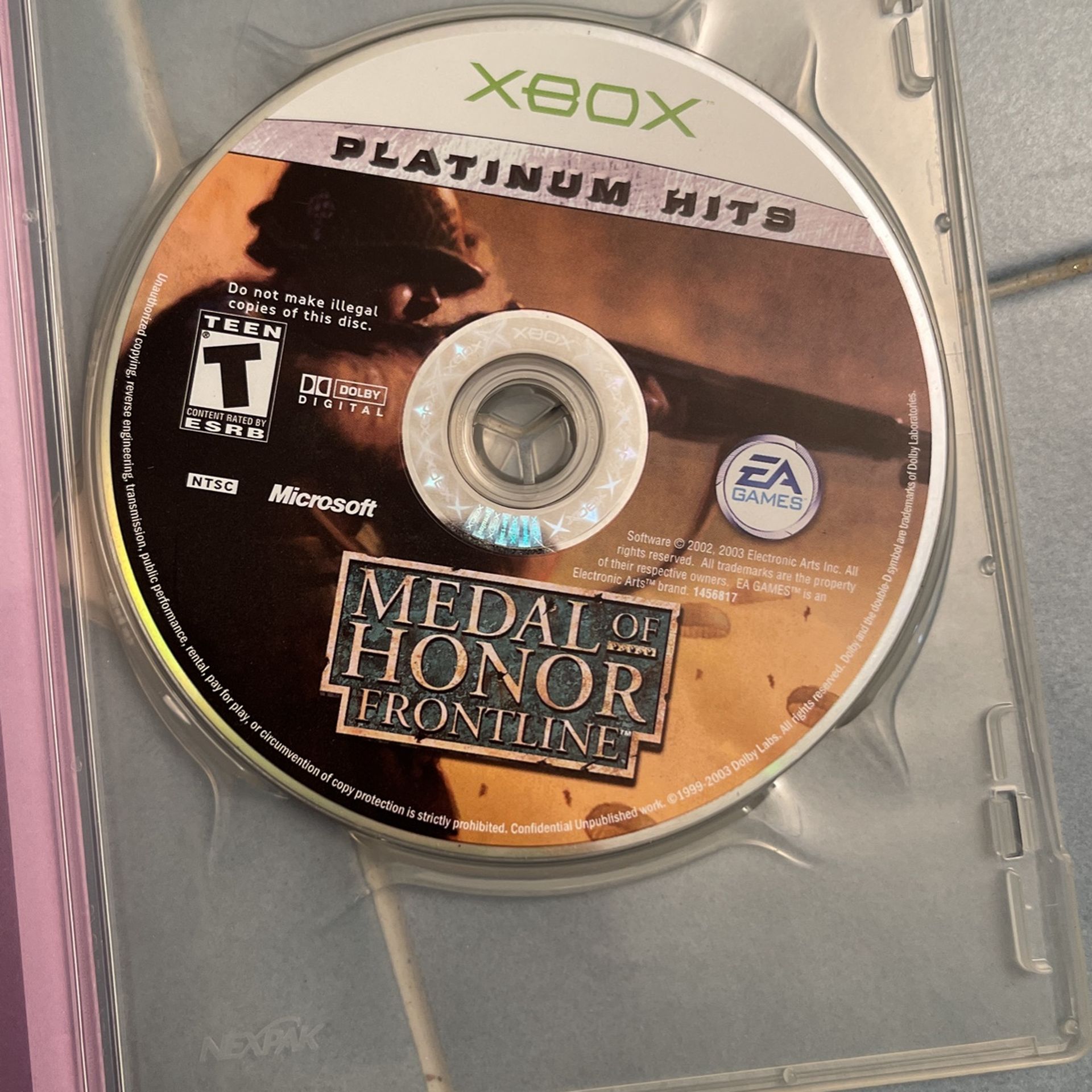 XBOX Medal Of Honor Frontline