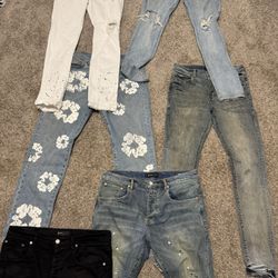 Denim Tears And Purple Jeans