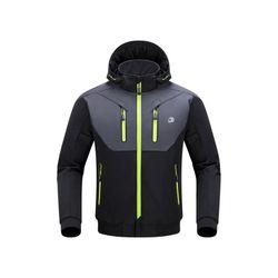 Iron Jias Motorcycle Jacket with Hood CE Certified (Size M)