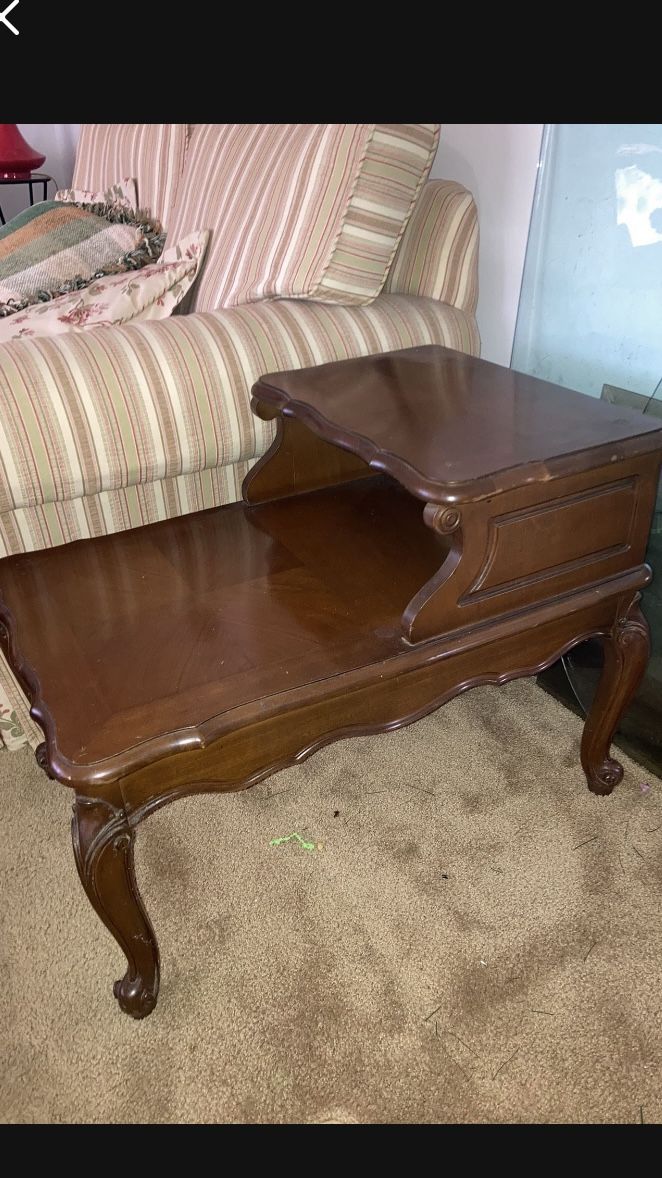 Mid Century French Provincial Step Table