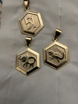 10k Gold Pendants 