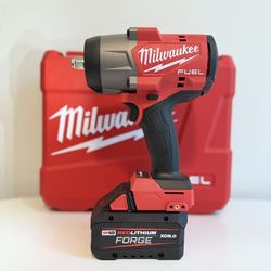 Milwaukee1/2  Impact Wrench High torque With 8Ah Battery forge