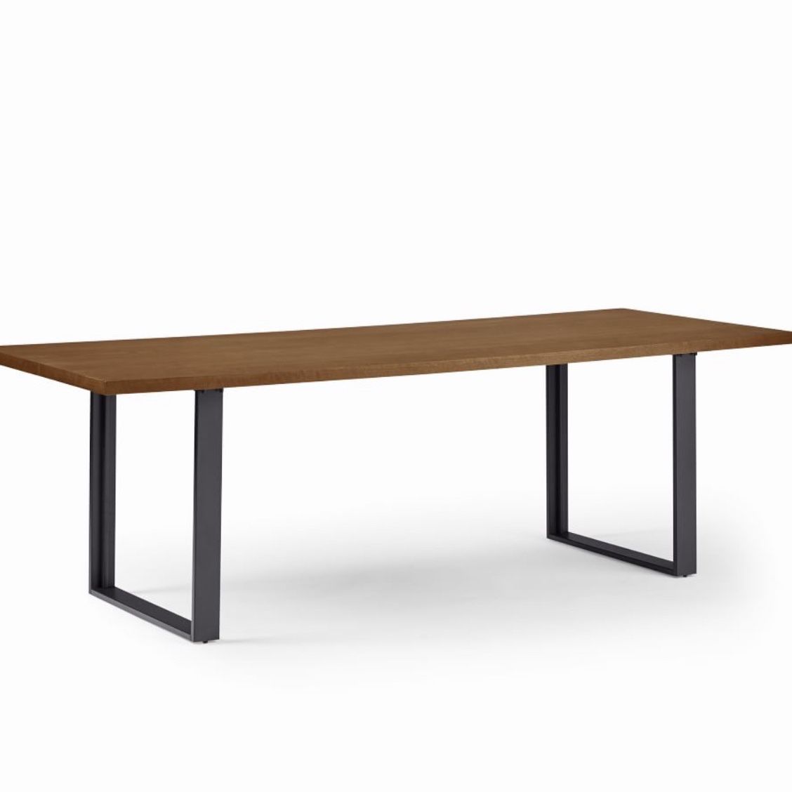 West Elm Tompkins Industrial Dining Table 94” Mint Condition - Cool Walnut Steel Legs