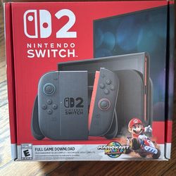 Nintendo Switch 2 - Mario Kart Bundle - New Sealed 