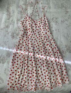 White & Red ❤️ Summer dress