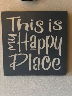 Happy Place sign
