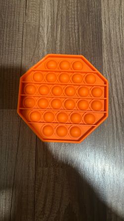 Hexagon Orange Pop It 