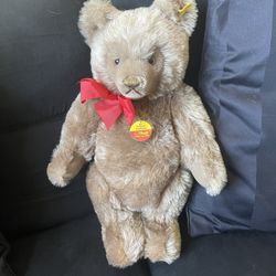 Steiff Vintage Jointed Brown Teddy Bear