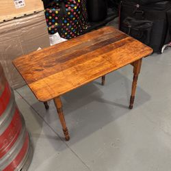 Vintage Folding Wood Table – $75
