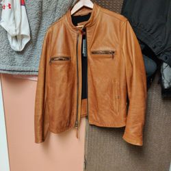 Banana Republic Leather Coat
