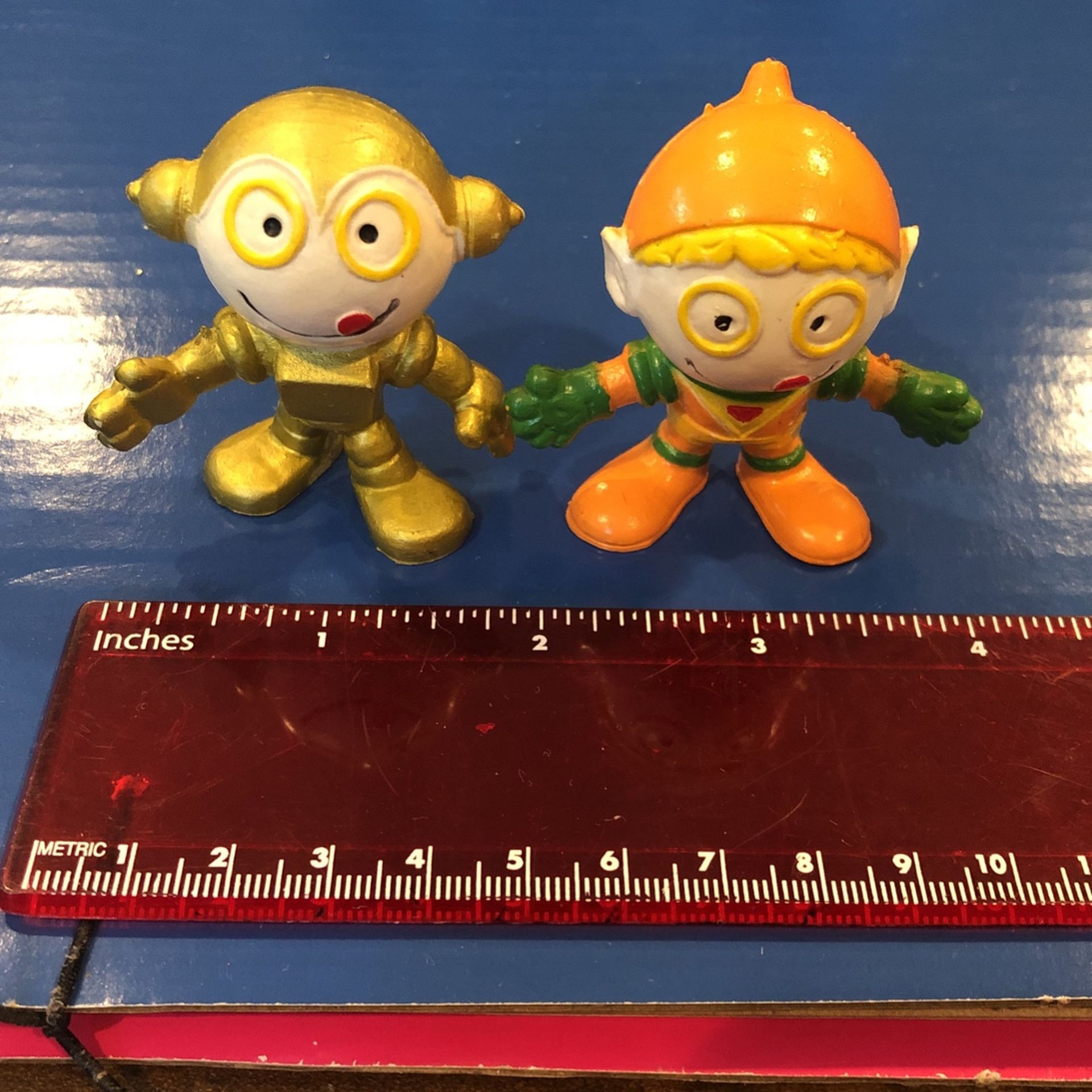Vintage Spaghettion Alien Robots Martian Pvc Figure Toy 1984 Campbell Soup