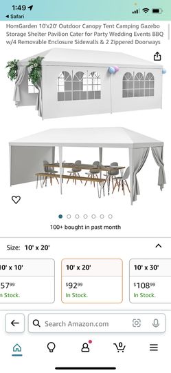 Canopy Tent 10 X 20