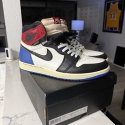 Jordan 1 Fragment x Union LA Varsity Red Sport Royal 10.5