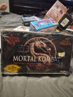 1995 SkyBox Mortal Kombat Movie Trading Card Hobby Box.