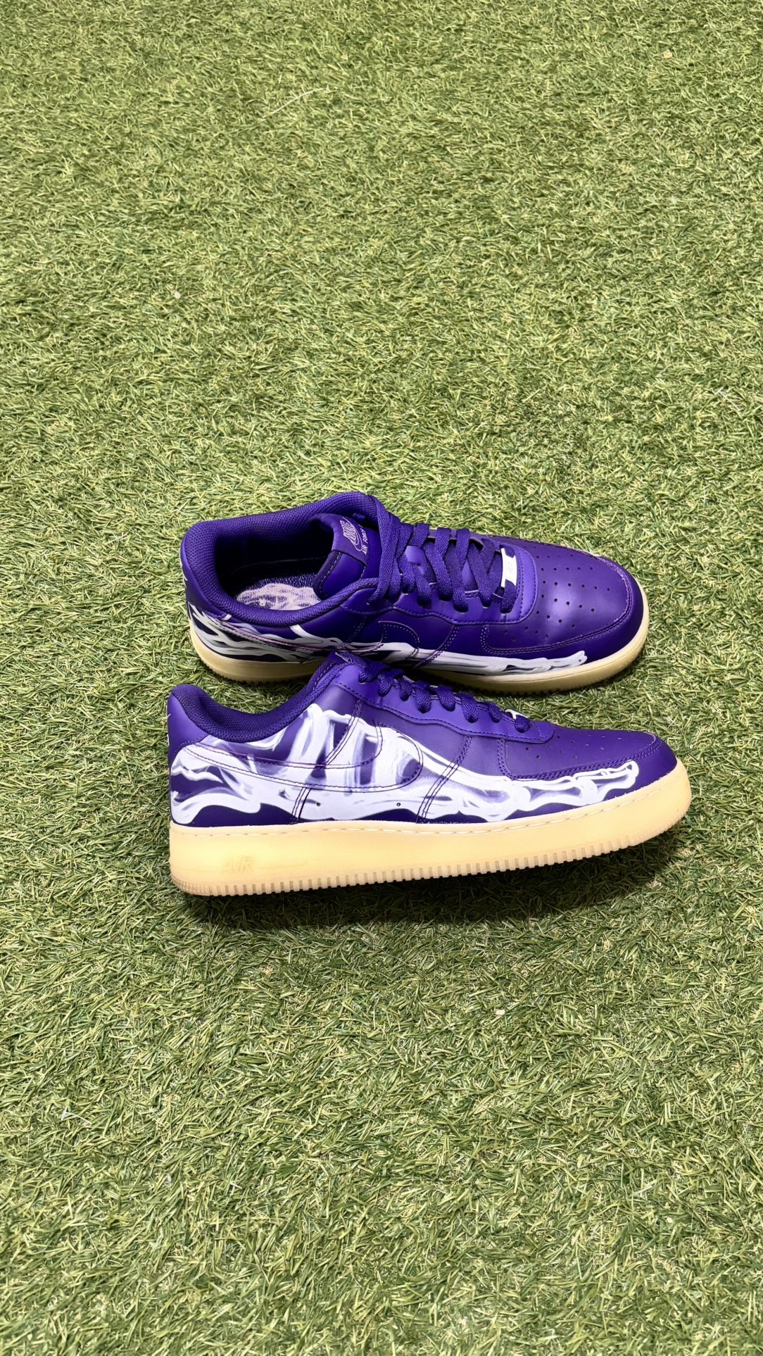 Nike AF1 Purple Skeleton Size 11.5 Men $100.00