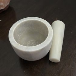 Mortar & Pestle Duo – 100% Natural Marble
