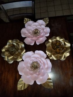 Paper flowers and paper roses