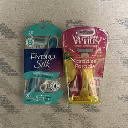 Schick & Gillette razors