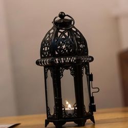 Black Hollow Candleholder (2)