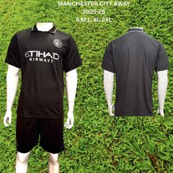 Man City Team Uniforms / Uniformes Completos