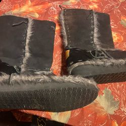 Men’s Pocket Dog Winter Casual Slip On Boots Size 10