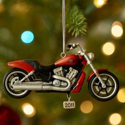 Hallmark 2011 Harley-Davidson VRSCAW V-Rod Motorcycle Keepsake Ornament, 4”