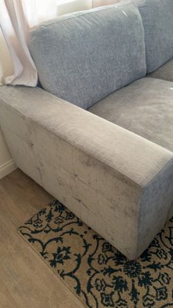 Grey sofas