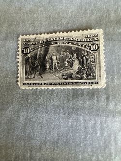 US vintage stamps 1892 Columbus