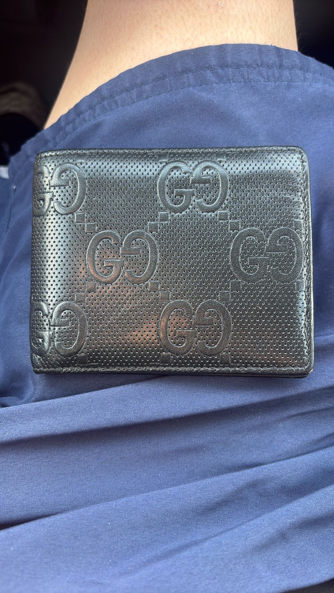Black Gucci Wallet, Leather