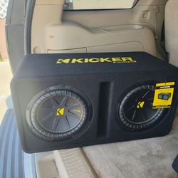Kicker CompC Dual 10" Subwoofer Enclosure