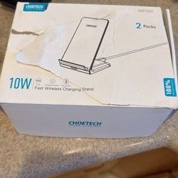 2 Wireless Cell Chargers And Stand 1 is A Speaker Too