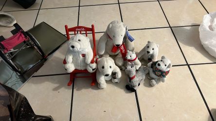 Coke cola polar bears collection