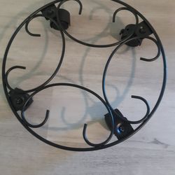 New WOT, Metal Plant Holder With Wheels 