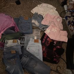 BAG Of Cutesy Girl Clothes