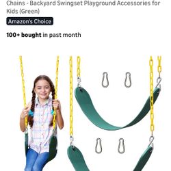 Jungle gym, Kingdom 2 outdoor swings W Heavy Duty Chains