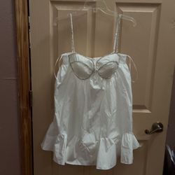 Mini White Dress