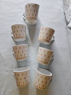 Vintage Corning coffee cups