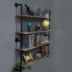  Shelving Bookcase Industrial Pipe 
